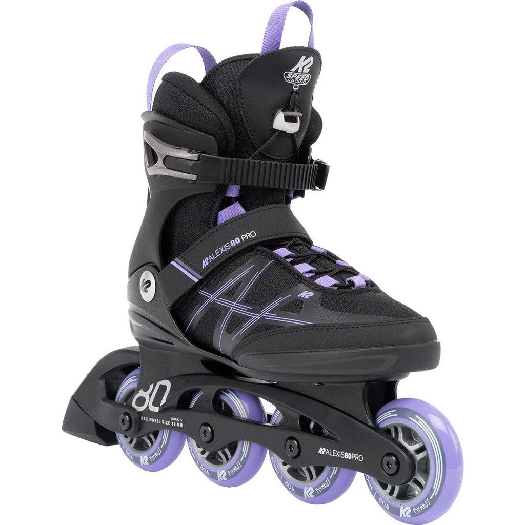 K2 ALEXIS 80 PRO Inlineskates schwarz/lila